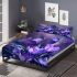 Purple crocuses with butterflies bedding set