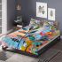 Quiet beauty captivating simple floral motifs bedding set