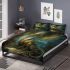 Radiant dragonling in the starry night bedding set