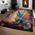 Radiant dragonling's tale area rugs carpet