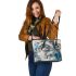 Ragdoll cats and dream catcher 31 leather tote bag