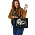 Ragdoll cats and dream catcher leather tote bag