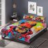 Red frog with big eyes bedding set