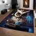 Regal owl and magical cups area rugs carpet
