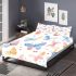 Seamless pattern of colorful butterflies bedding set