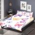 Seamless pattern of colorful butterflies bedding set