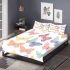 Seamless pattern of colorful butterflies bedding set