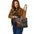 Sidney with dream catcher leather tote bag
