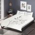 Soft floral symphony serene simplicity bedding set