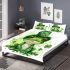 St patrick's day cute frog cartoon bedding set