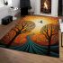 Sunset serenade nature's harmony area rugs carpet