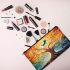 Symphony of Colors Birds and Tree Spirits Makeup Bag