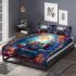 The artwork features colorful and vivid colors in a cartoon style bedding set