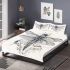 The dragonfly with music notes in summer bedding set