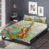 The dragonfly with violins and music notes in spring bedding set