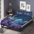 The purple butterflies dance gracefully in the sky bedding set