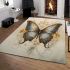 The vibrant winged beauty area rugs carpet