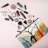 Tranquil Forest Perch Black Bird and Trees Makeup Bag