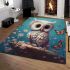 Tranquil owl haven area rugs carpet