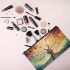 Tree Spirits and Birds in Harmony Makeup Bag