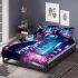 Urban night watch a cat's perspective bedding set