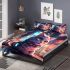 Urban tranquility a cat's perspective bedding set