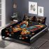 Vibrant and intricately designed butterfly beauty bedding set