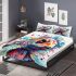 Vibrant sea turtle painting bedding set