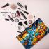 Vibrant Stained Glass Mosaic Makeup Bag