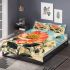 Vibrant yellow flower in nature bedding set