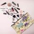 Vintage Floral Table Arrangement Makeup Bag