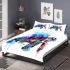 Watercolor sea turtle bedding set