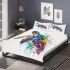 Watercolor sea turtle bedding set