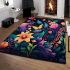 Whimsical floral symphony area rugs carpet
