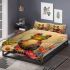 Whimsical frog with large eyes and vibrant colors bedding set