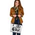 Breadfirst drink coffee and dream catcher leather tote bag