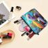Colorful Turtle Fantasy Scene Makeup Bag