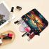 Dragonfly and Celestial Bodies A Surreal Night Scene Makeup Bag