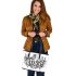 Love Color Scapes Leather Tote Bag