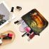 pumpkin grinchy smile and cats show 3D Makeup Bag