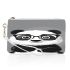 Cute little panda wearing glasses makeup bag