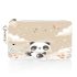 Cute panda stars and planets in the sky makeup bag