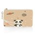 Cute panda stars and planets in the sky makeup bag