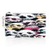 Cute pandas wearing colorful glasses makeup bag