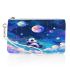 Kawaii anime style panda moon and stars makeup bag