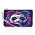 Panda with colorful smoke makeup bag