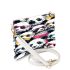 Cute pandas wearing colorful glasses makeup bag