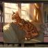 Bengal cat in slice of life settings blanket