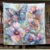 Butterflies and flowers blanket