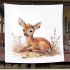 Cute baby deer blanket